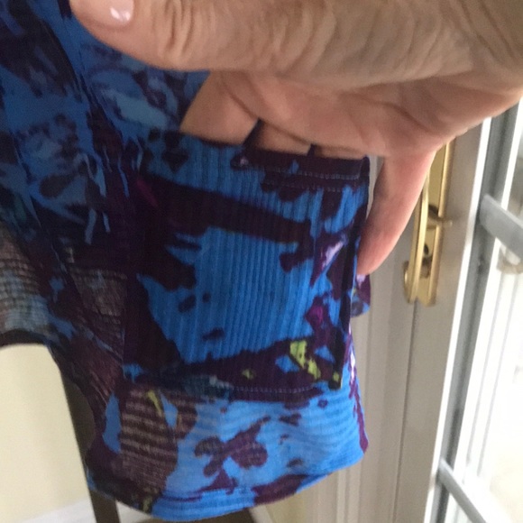 FREE PEOPLE TANK TOP HI-LO HEM Royal blue / Purple Size S - Picture 10 of 16